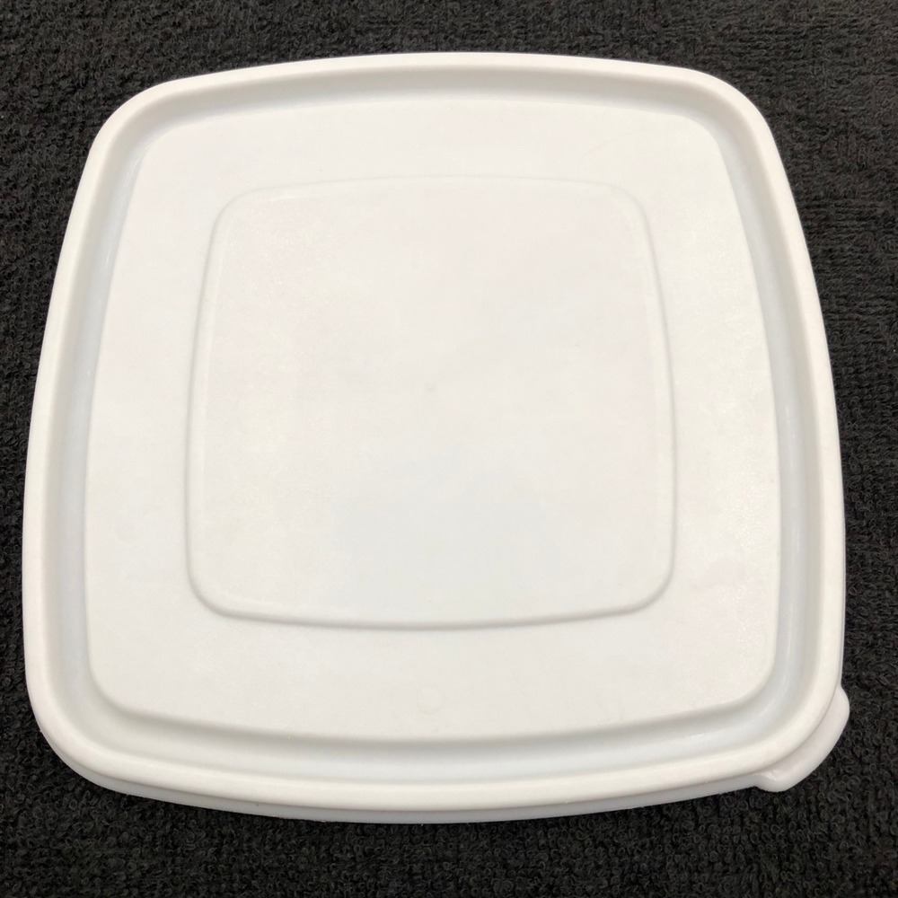 VTG Rubbermaid Servin Saver No 2 Square 7" Replacement Lid White 0011 90s